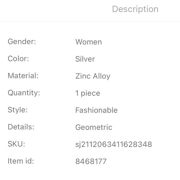 Hollow Out Oval Cuff Ring Adjustable Silver Plated - Picture 5 of 6